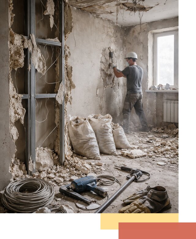 Профессиональный демонтаж зданий и конструкций в Гудермесе