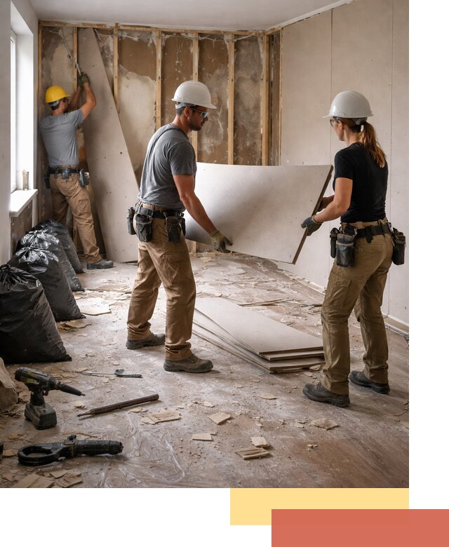 Демонтаж стеновых панелей в Гудермесе быстро и аккуратно