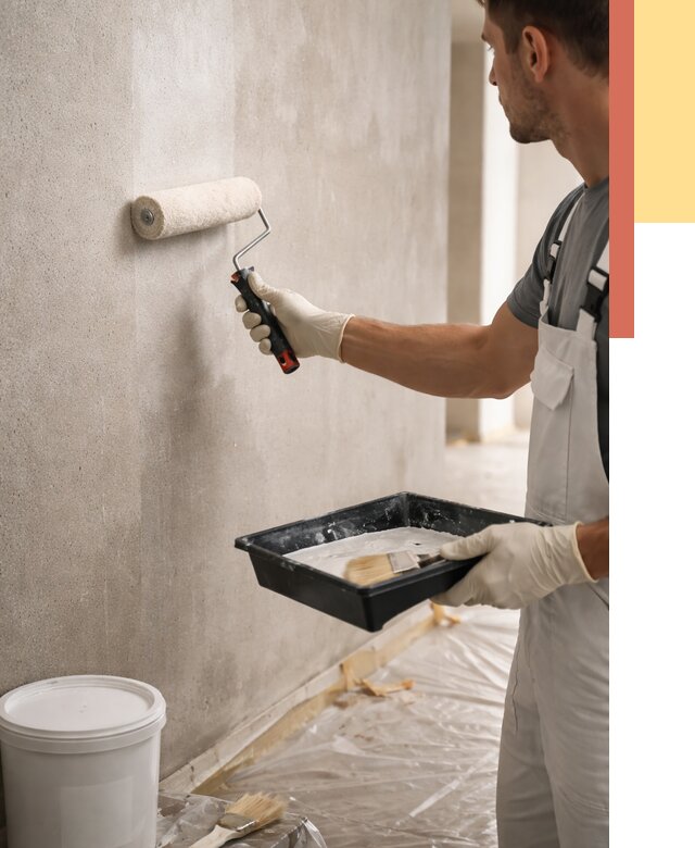 Грунтовка стен в Гудермесе от 2254 руб. м2 — быстро, недорого, с материалом | ОТДЕЛОЧНИК-Гдр