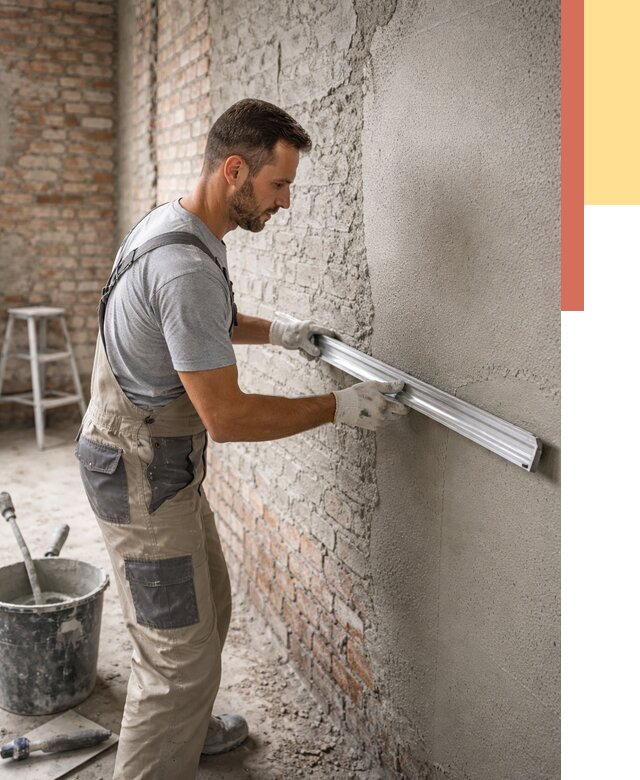 Штукатурка кирпичных стен в Гудермесе от 4611 руб/м2 — быстро и недорого | ОТДЕЛОЧНИК-Гдр