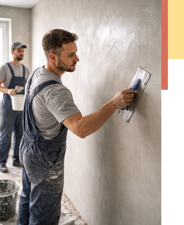 Глянцевание штукатурки стен в Гудермесе от 7685 руб. — услуги и затирка | ОТДЕЛОЧНИК-Гдр