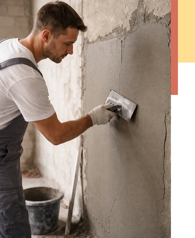 Штукатурка стен под плитку в Гудермесе от 4304 руб./м2 — выравнивание под плитку | ОТДЕЛОЧНИК-Гдр