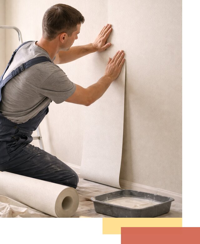 Поклейка флизелиновых обоев в Гудермесе качественно и быстро