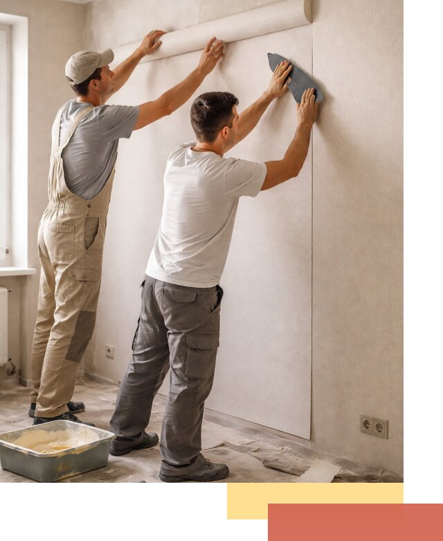 Поклейка виниловых обоев в Гудермесе профессионально и качественно