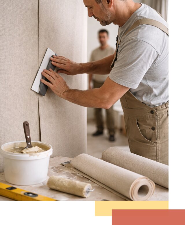 Поклейка текстильных обоев в Гудермесе профессионально и аккуратно