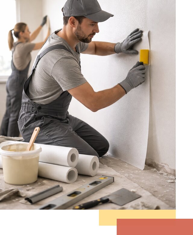 Поклейка стеклообоев профессионально в Гудермесе