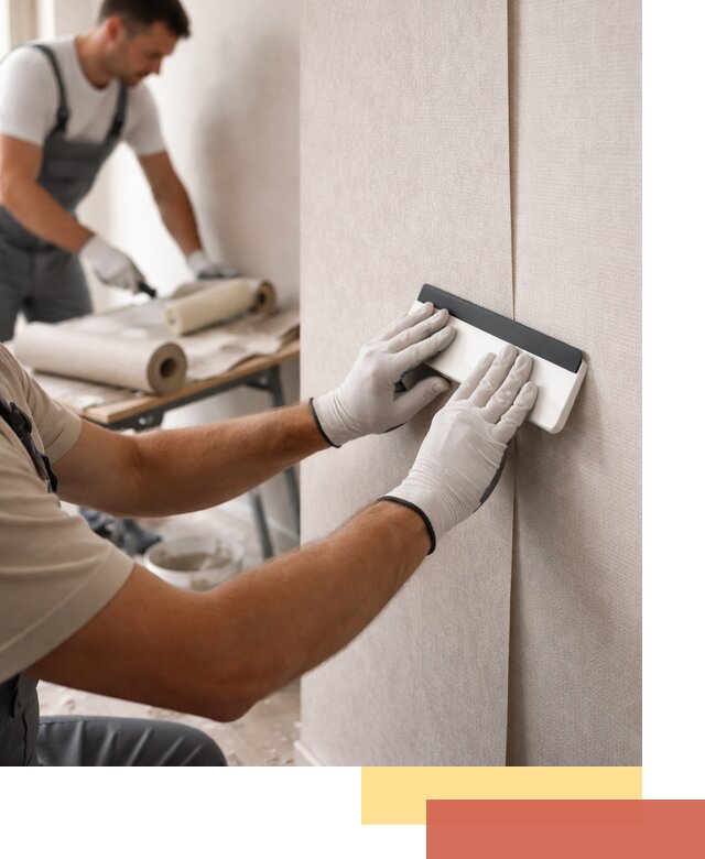 Поклейка обоев под покраску в Гудермесе профессионально и быстро