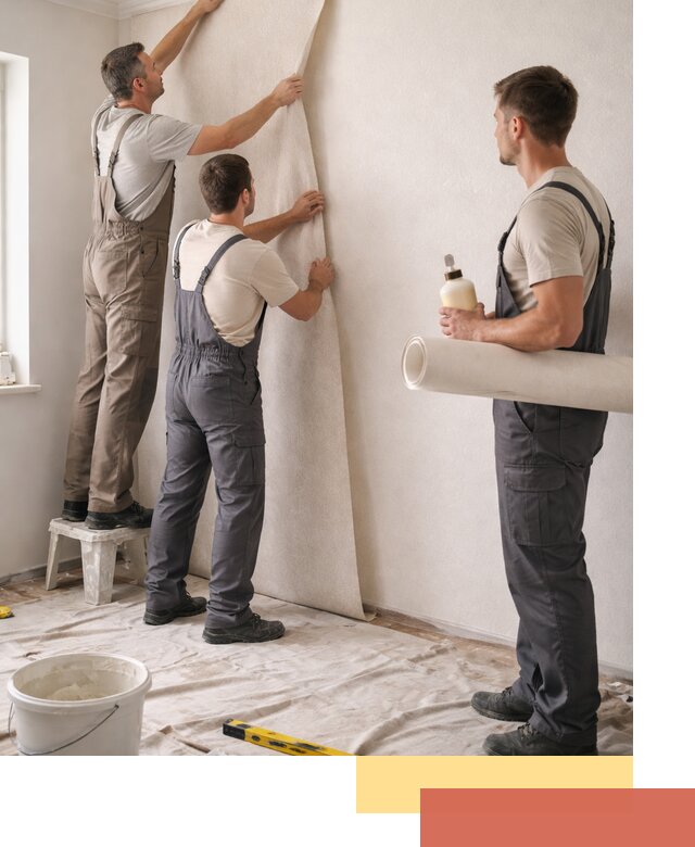 Оклейка стен обоями в Гудермесе — качественно и профессионально