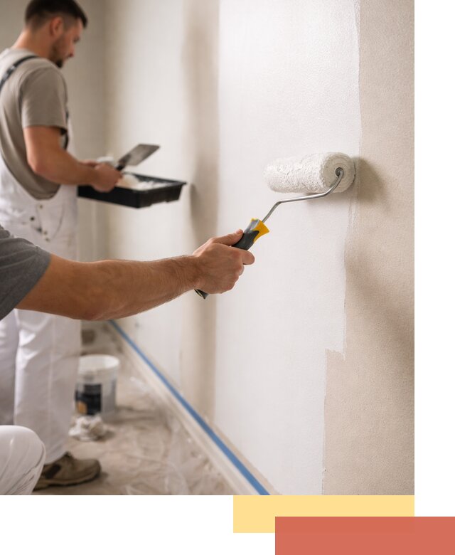 Покраска стен акриловой краской профессионально в Гудермесе