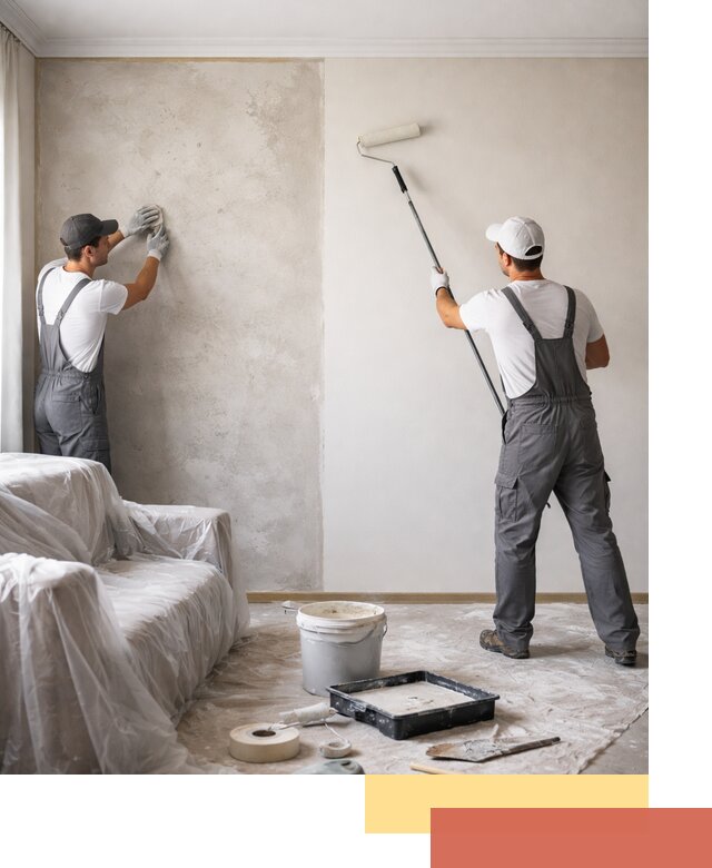 Покраска стен антивандальной краской в Гудермесе