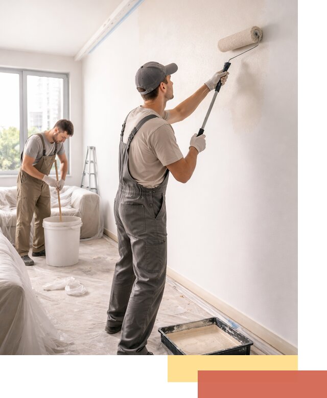 Покраска стен в офисе в Гудермесе — быстрый и качественный ремонт