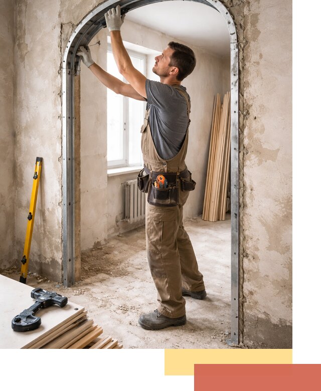 Устройство арочного проема в Гудермесе под ключ