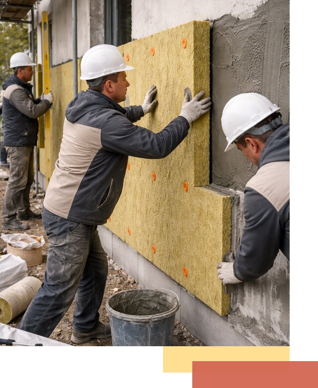 Утепление стен минватой в Гудермесе — тепло и звукоизоляция