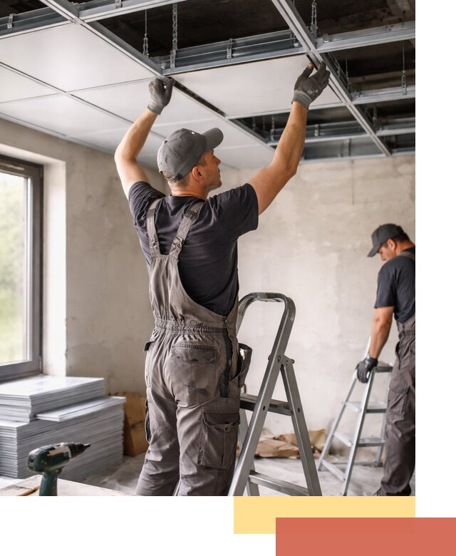 Монтаж кассетного потолка в Гудермесе качественно и быстро