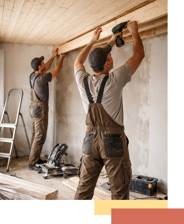 Монтаж потолка из вагонки в Гудермесе профессионально и аккуратно