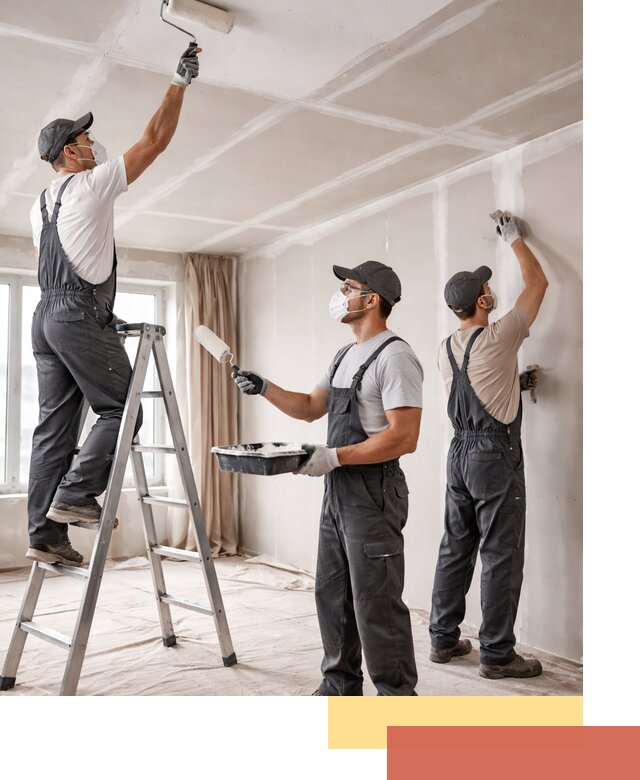 Покраска потолка из гипсокартона в Гудермесе качественно и недорого