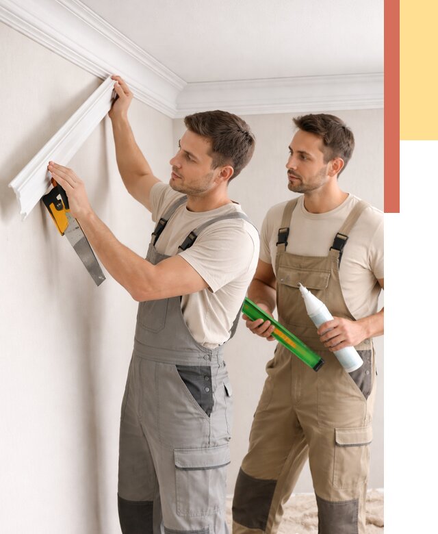 Монтаж потолочного плинтуса в Гудермесе от 2357 руб. — быстро и недорого | ОТДЕЛОЧНИК-Гдр