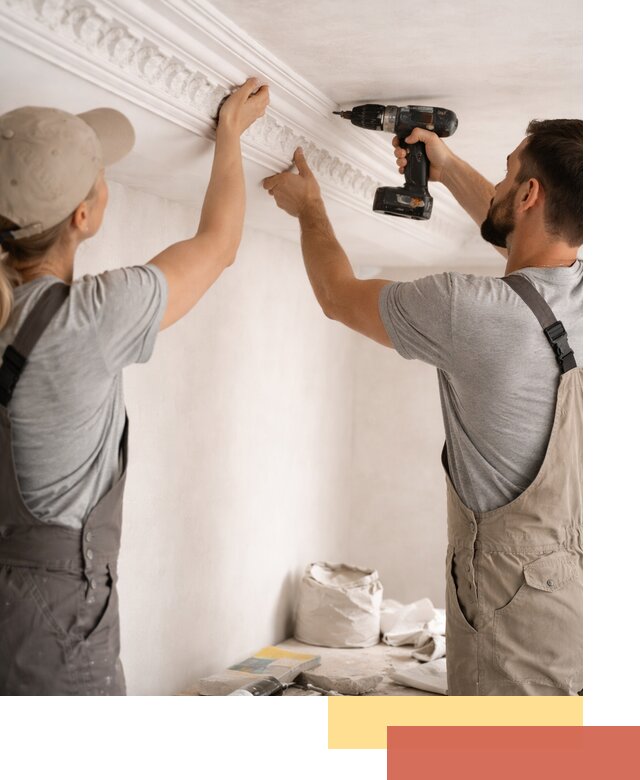 Профессиональный монтаж лепнины на потолок в Гудермесе