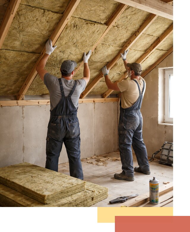 Утепление потолка минеральной ватой в Гудермесе