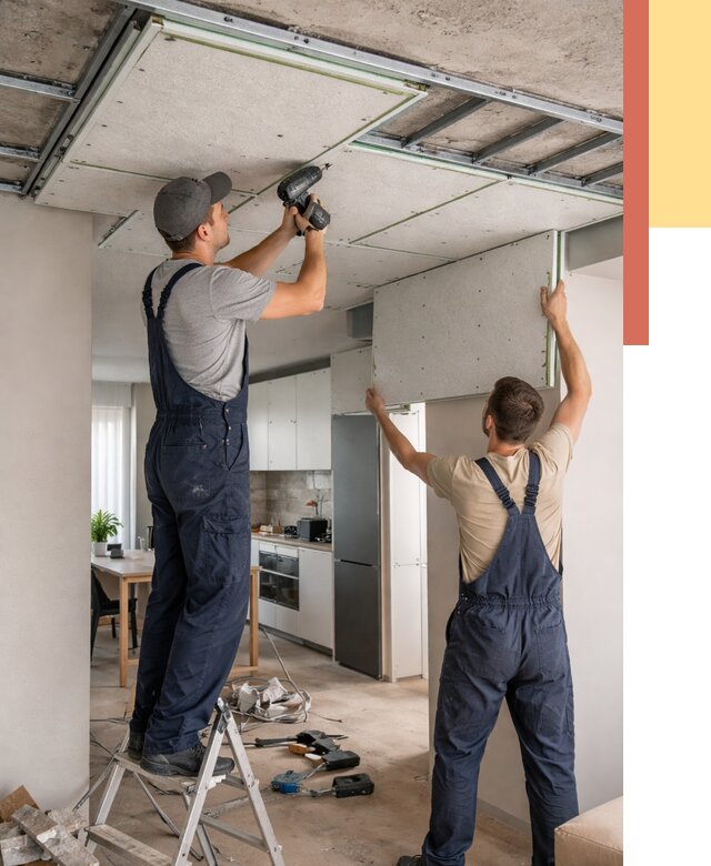 Шумоизоляция потолка панелями зипс в Гудермесе от 1896 руб. под ключ | ОТДЕЛОЧНИК-Гдр